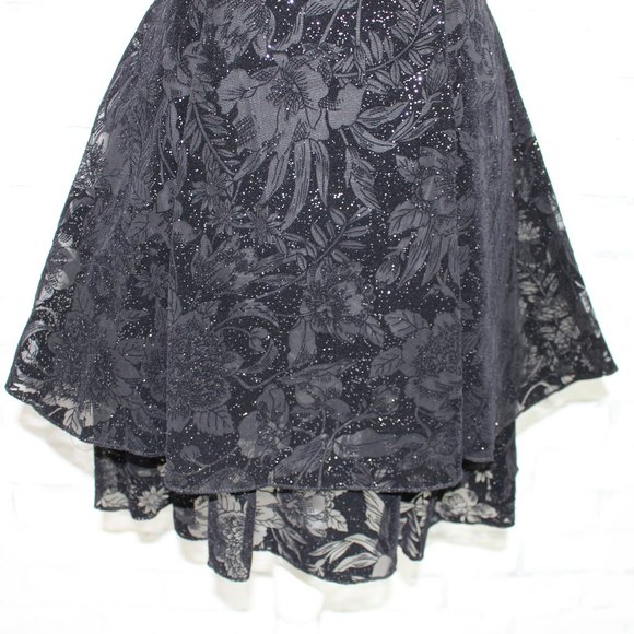 Vintage 80's Black Cocktail Dress - Picture 3 of 8